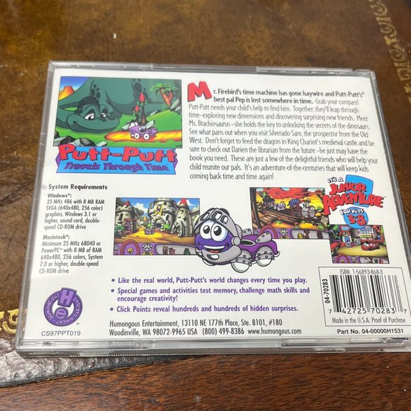 Putt-Putt Travels Through Time for PC/Mac - Picture 2 of 2